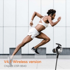 Noise Reducing Bluetooth Earphones Wireless Volume Control Stereo Headset V4.1