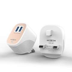 2-Port USB Wall Charger Adapter With USB Cable
