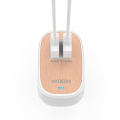 2-Port USB Wall Charger Adapter With USB Cable