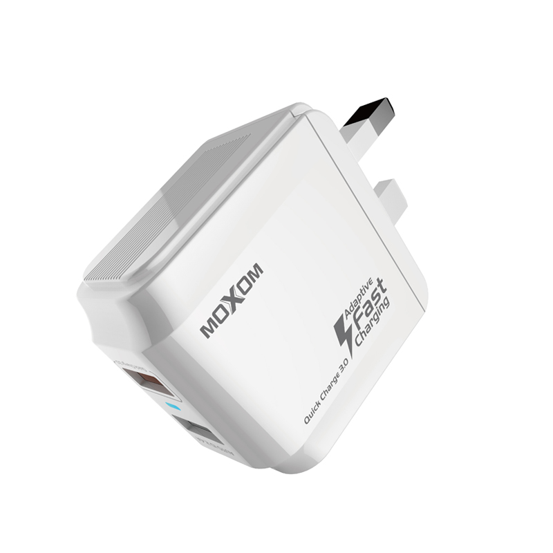 Quick Charge3.0 AUTO ID 2.4A Dual USB Wall Charger