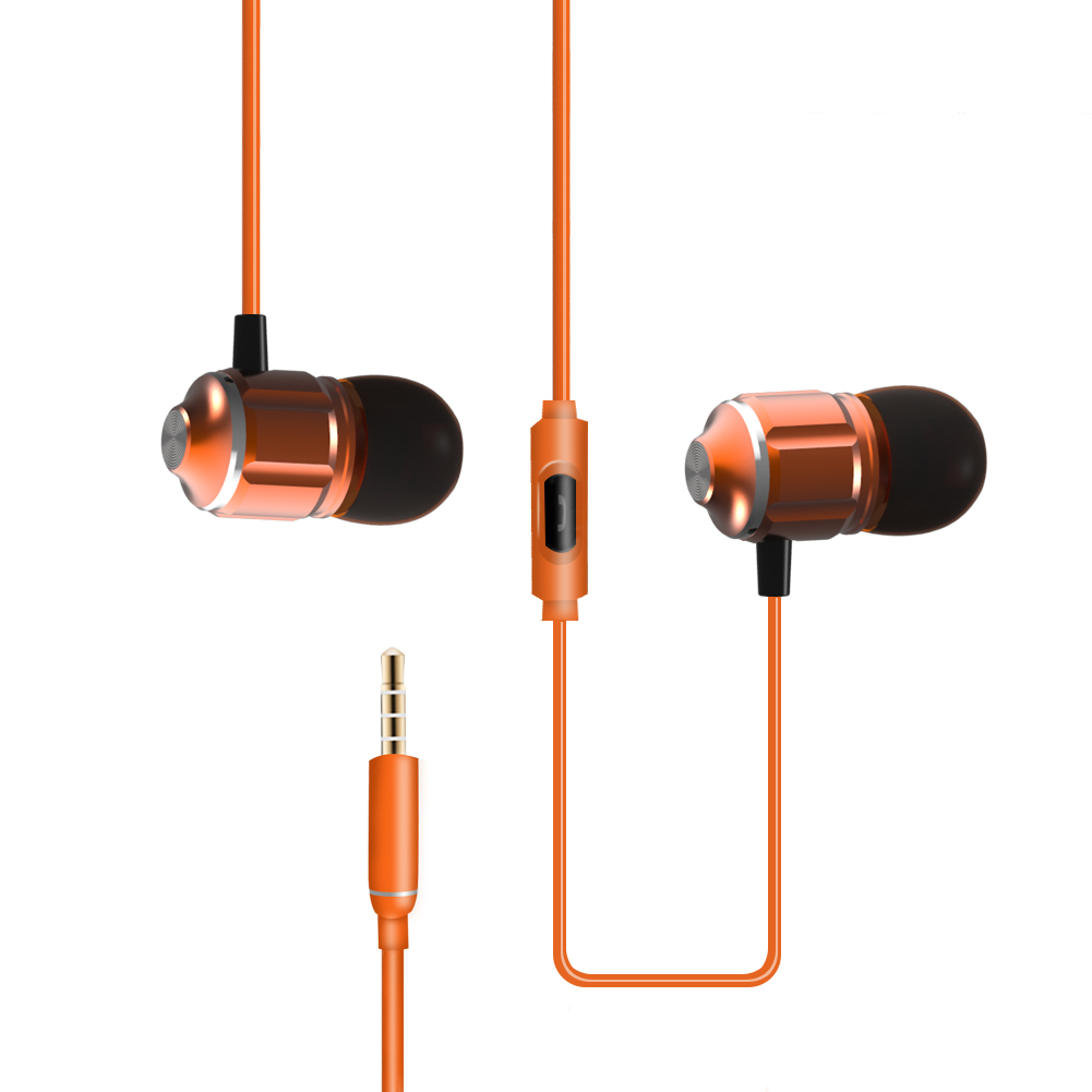 In-Ear Earphones With Remote Control & Mic Noice Cancelling Earbuds