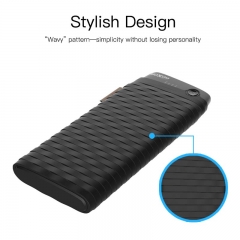 Weave Design PowerBank 10000 mah Portable Dual USB Power Bank With Micro Cable