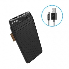 Weave Design PowerBank 10000 mah Portable Dual USB Power Bank With Micro Cable