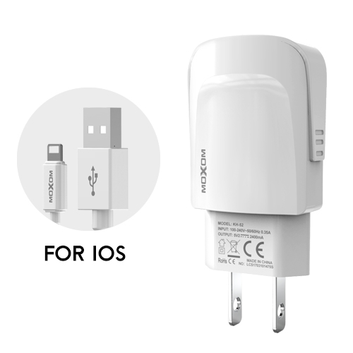 2.4A Charge Universal USB Fast Charger EU US Plug Wall USB Charging Charger Adaptor