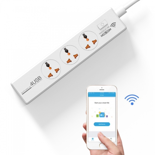 4 USB EV Home EU-Plug Charger With Timer And Folded Smart UK Plug