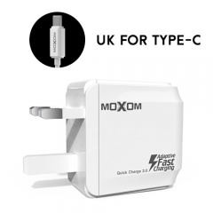 QC 1 USB Port Tablet Universal USB Travel Adapter 5V 3.4A UK USB Wall Charger