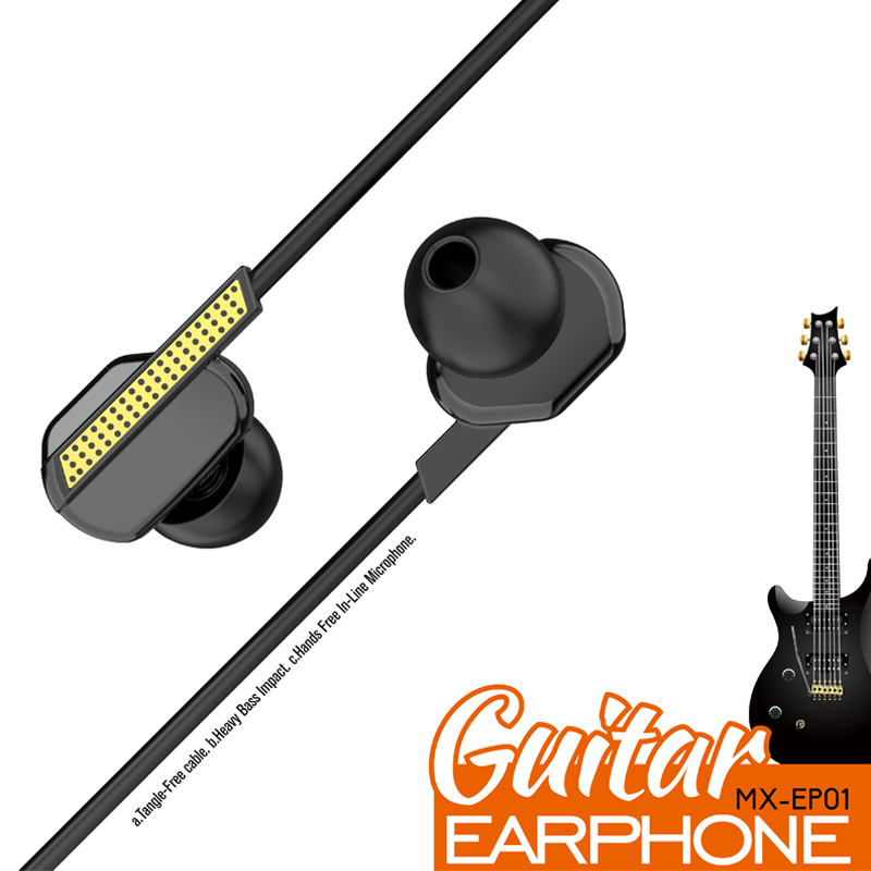 Wired In-Ear Metal Earphone Earbuds With Mic Headphone