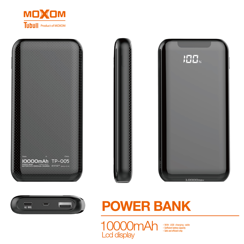 Black Mirro Power Bank Portable  Charger 10000mah